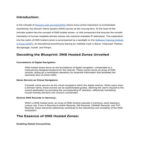title - What is a DNS hosted zone in AWS.pdf