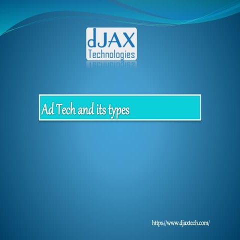 What is ad tech and its types