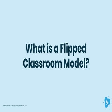 What is a Flipped Classroom Model?