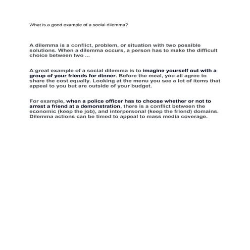 What is a good example of a  dilemma.docx