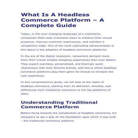 What Is A Headless Commerce Platform – A Complete.pdf