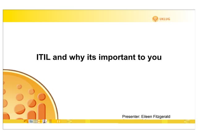 What is a itil and how does it relate to your collaborative environment   uklug