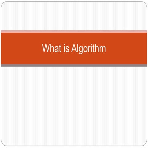 Algorithm and flowchart | PPT