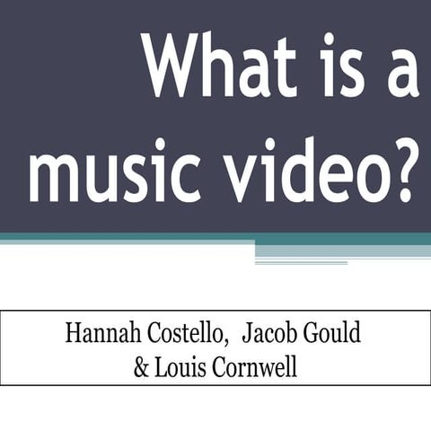 What Is A Music Video?