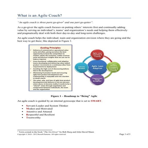 What is an agile coach