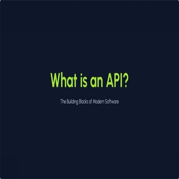 What is an API and it's advantages and make a pdf | PDF