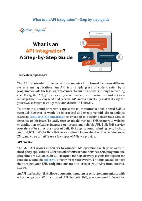 What is an API integration.pdf