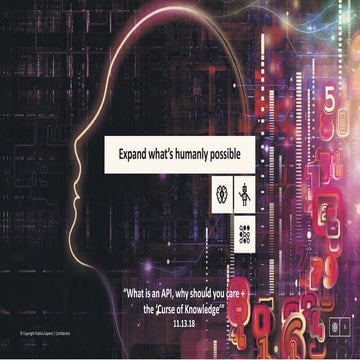 What is an api, why should you care + the curse of knowledge