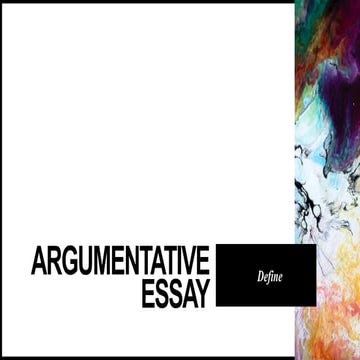 What is an argumentative essay?