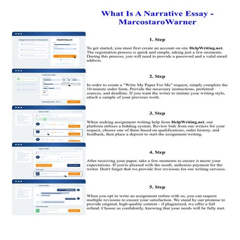 What Is A Narrative Essay - MarcostaroWarner