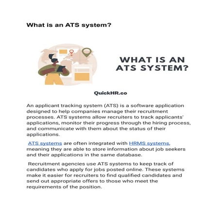 What is an ATS system