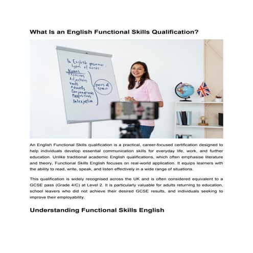 Functional English: an introduction | PPTX