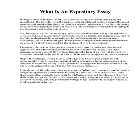 What Is An Expository Essay. Maryland University of Integrative Health