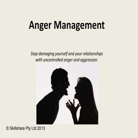 Why Anger Management is good for you