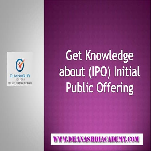 What is an Initial Public Offering | Stock Market IPO