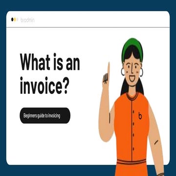 What is an invoice ?