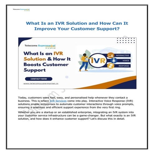 What Is an IVR Solution and How Can It Improve Your Customer Support.pdf