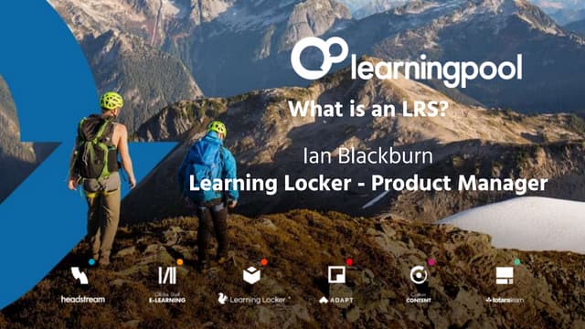 Learning Pool Live 2019 - Product Demo - What is an LRS Ian Blackburn