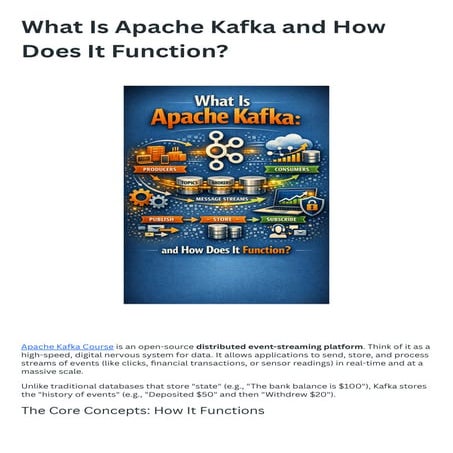 Understanding Apache Kafka: Architecture, Functionality, and Use Cases ...