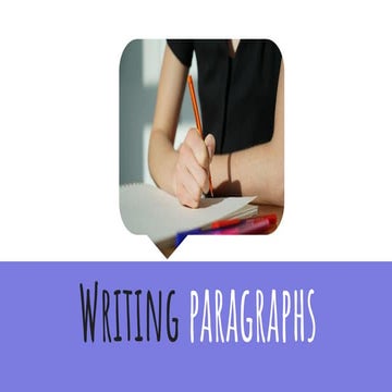 What is a Paragraph-.pdf Elementes to practise