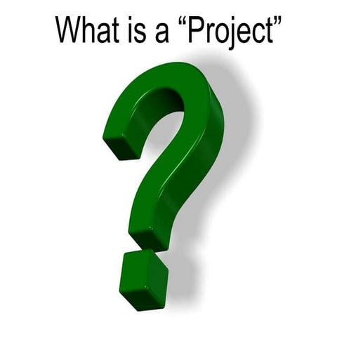 What is a project?