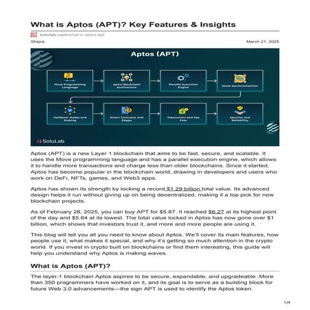 What is Aptos APT Key Features  Insights.pdf
