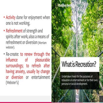 What is a recreation.pptx
