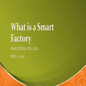 What is a smart factory