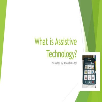 What is assistive technology