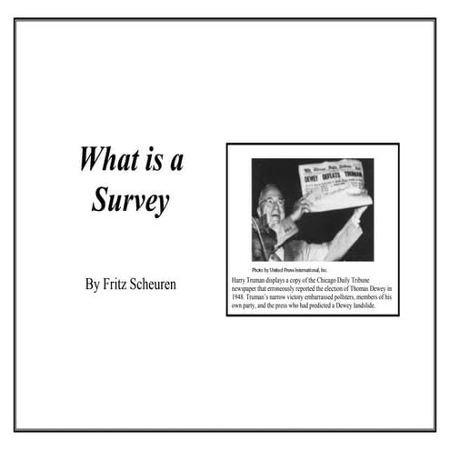 What is a_survey