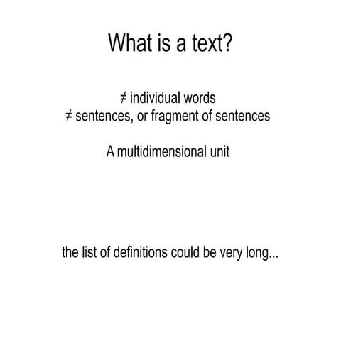 what is a text.ppt