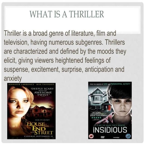 What is a thriller