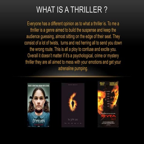 What is a Thriller