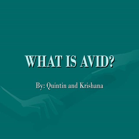 What is avid