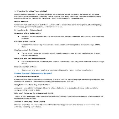 What Is a Zero-Day Vulnerability? How It | PDF