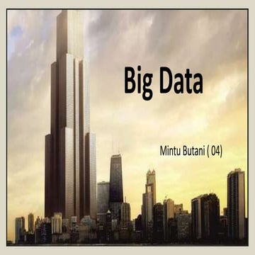 What is big data