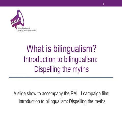 What is bilingualism