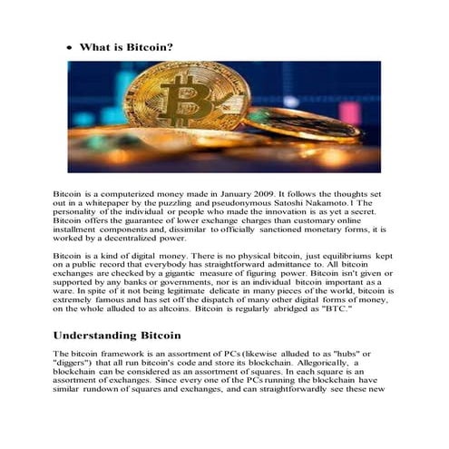 What is bitcoin?