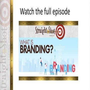 What is branding? 