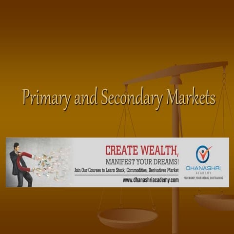 What is Capital Market?