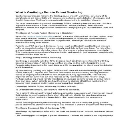 Remote Patient Monitoring | PPTX