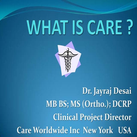 What Is Care?