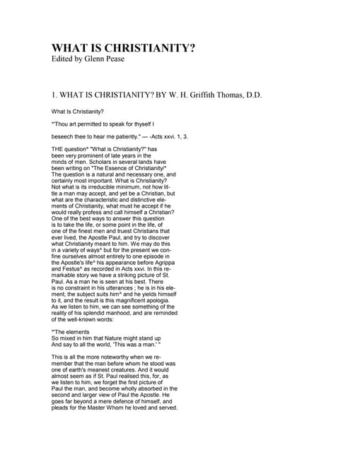 Christian essays