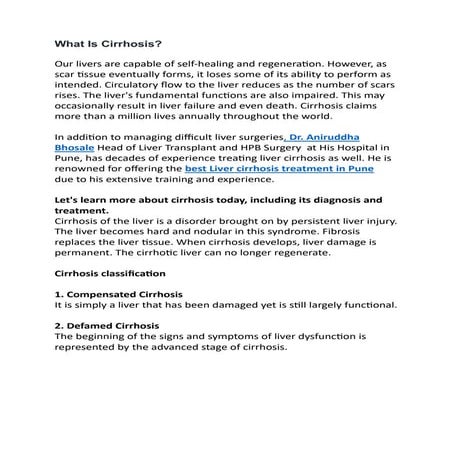 Liver Cirrhosis Pdf