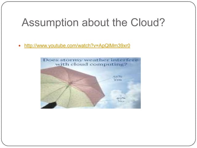 What is cloud