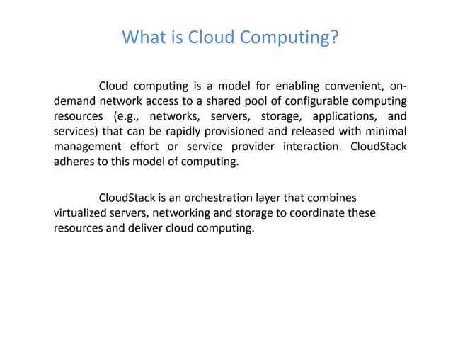 What is cloud computing