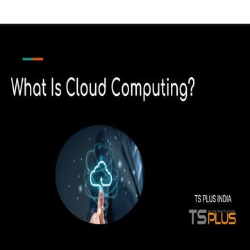 What is cloud computing 