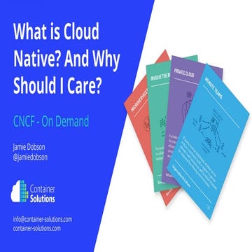 What is cloud native and why should I care?