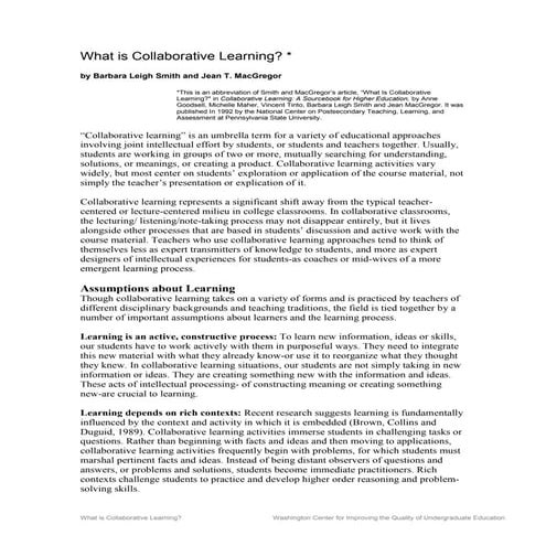 Whatis collaborativelearning