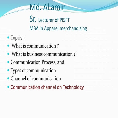 What is communication